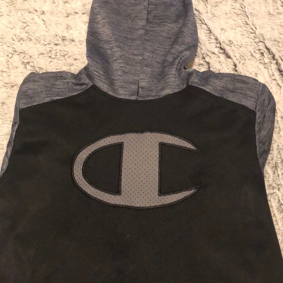 ‼️Black and dark grey champion hoodie‼️ - Picture 4 of 4